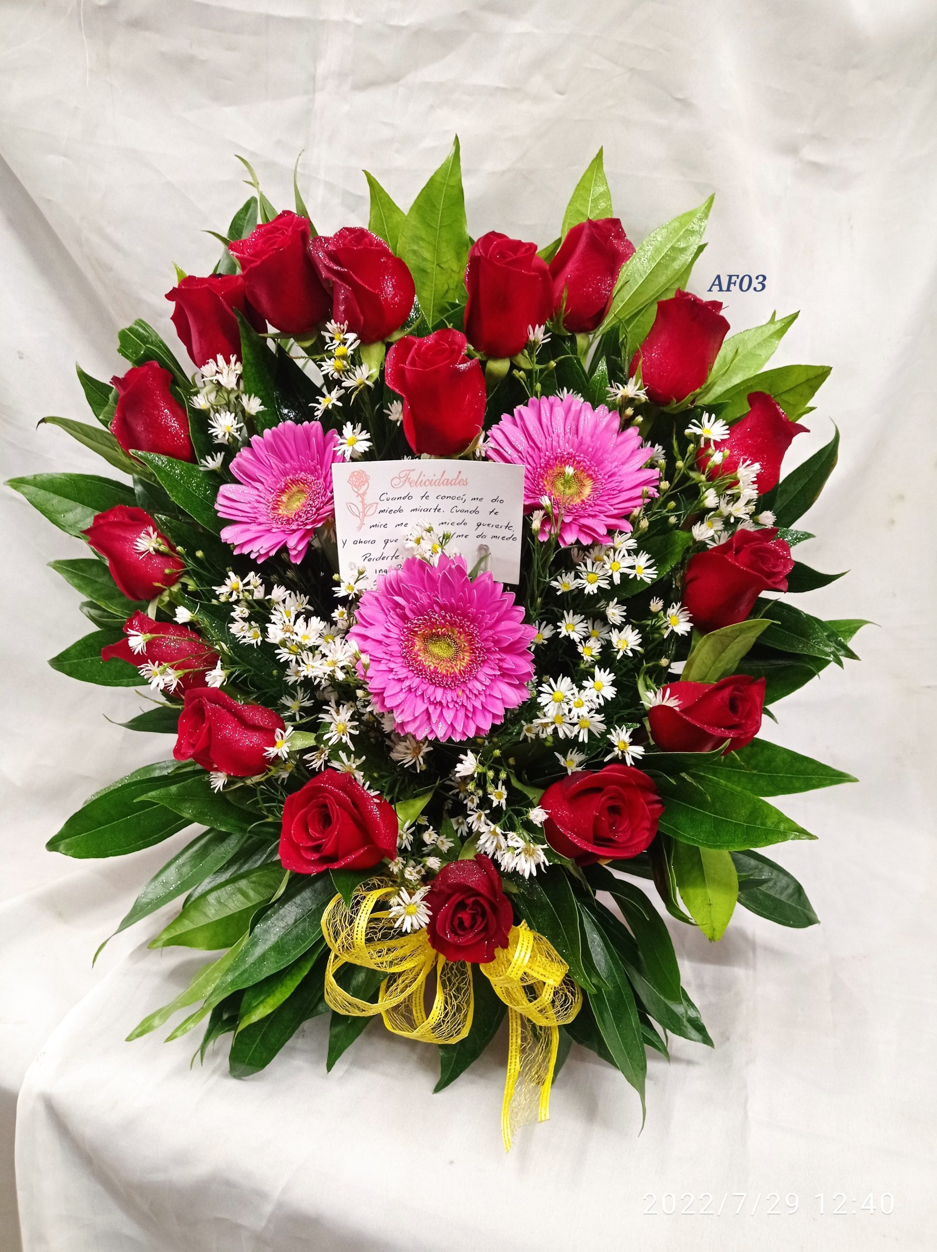 Arreglo floral amor radiante