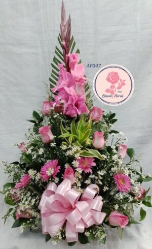 Arreglo floral gladiolos