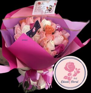 Bouquet rosas surtidas