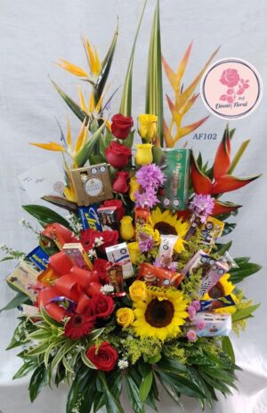 Arreglo floral exótico