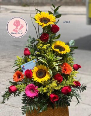 Arreglo floral primaveral