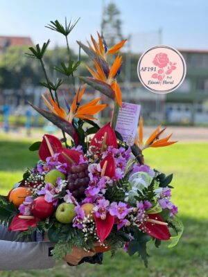 Arreglo frutal exótico