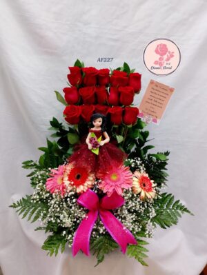 Arreglo floral 15 años