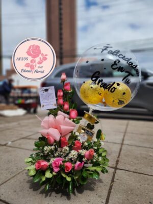 Arreglo floral grado