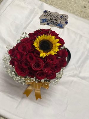Corazón floral